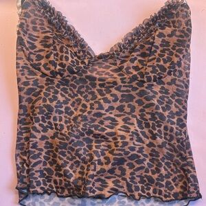 SHEIN Leopard Print Camisole Top